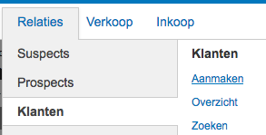 Default debiteur aanmaken in Exact